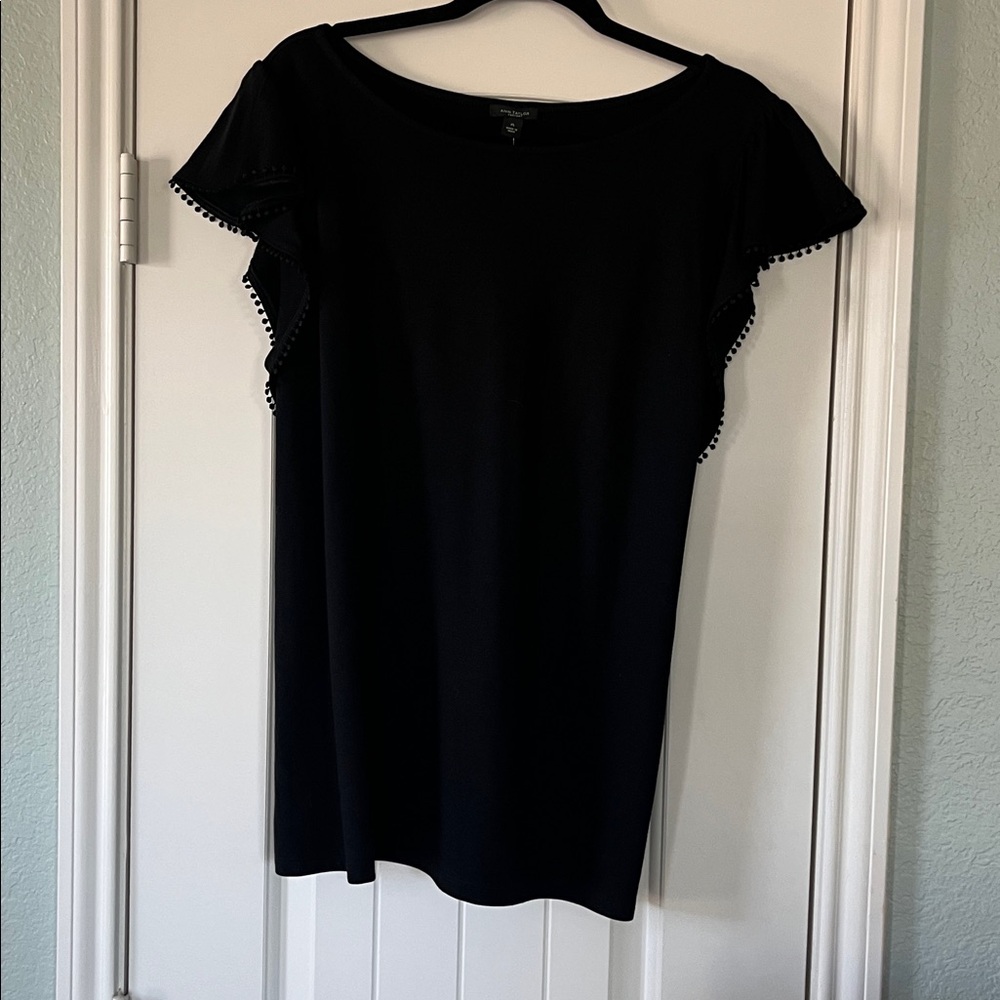 NWT Ann Taylor Factory Elegant Black shirt